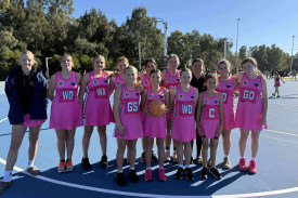 Under 12 netball.