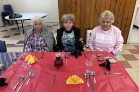 Caroline Morgan, Leah Lake, and Roz Carr.