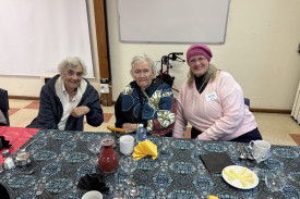 Aunty Kathy Bird, Aunty Phyllis Morgan, and Joan Walker.