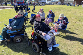 Orana Living joined in the activities at the park.