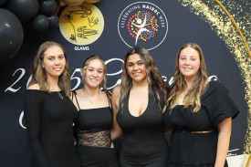 Cassie Nolan, Yindi Naden, Kirralah Pracy, and Shari Grimshaw.