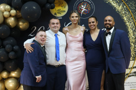 ‘Brother Boy’ Bill Cooper, Ian Louie-Wood, Wendy Brown, Buddie Knight, and ‘Brother Boy’ Kyran O’Connell