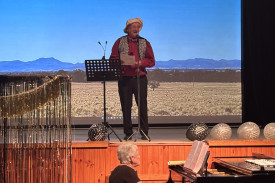 Vocal comedy performance by Patrick Giltrap – “Hello Muddah, Hello Fuddah”.