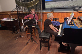 Maxine Elsom – (Col Joye tribute) “Bye Bye Baby” and “Singin’ the Blues” accompanied by Janet Cheal.