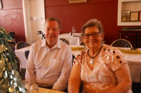 Jeff Marks and Robyn Harris.