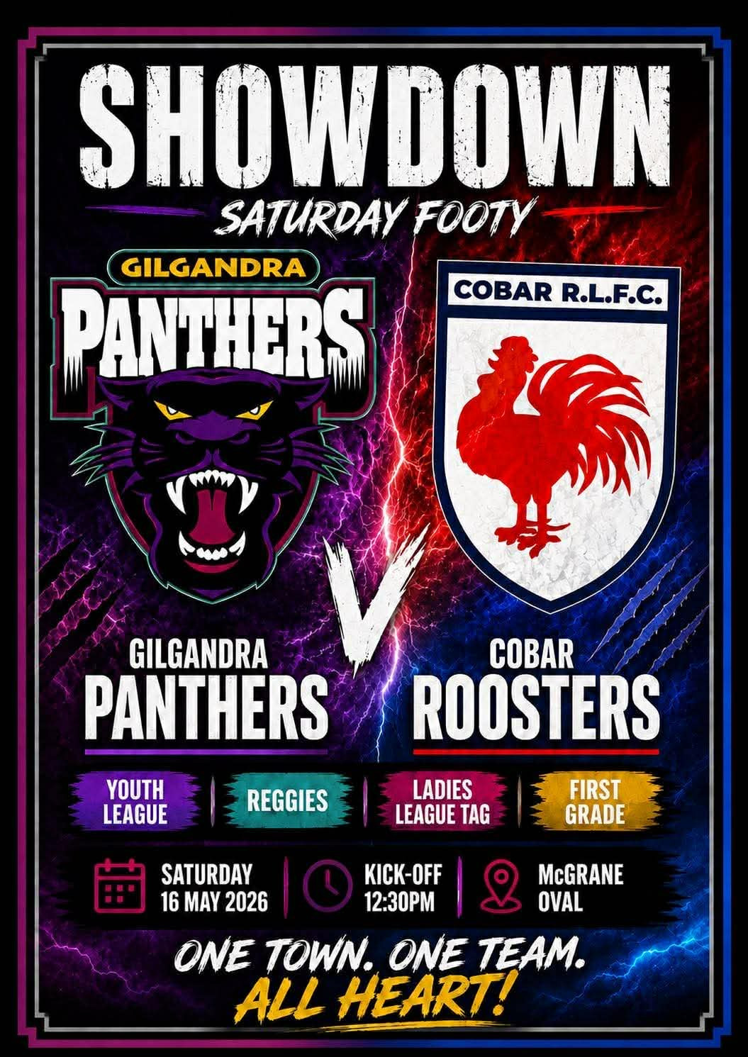 Christie and Hood Castlereagh Rugby League Round Four: Gilgandra Panthers v Cobar Roosters