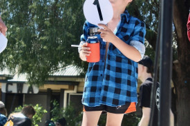 Best dressed Bogan boy under 16 was Kayser Burnett.