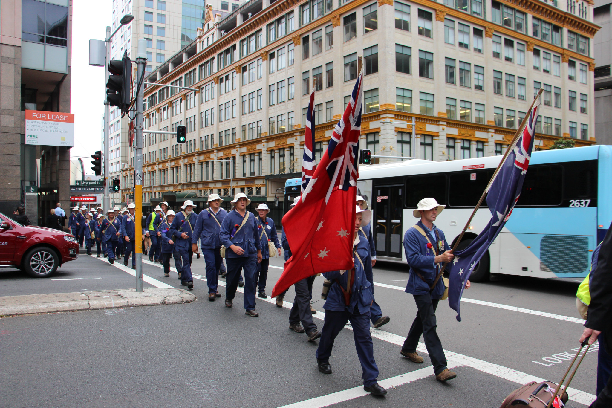 The Coo-ees in Sydney CBD (2015). Photo by The Gilgandra Weekly: Lucie Peart.