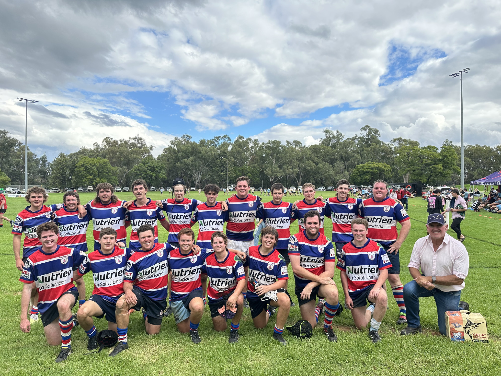 Gulargambone Rugby Union men’s side competed well at the inaugural Warren Rugby Gala Day held on Saturday, April 7. Photo contributed by Gulargambone Rugby Union Club.