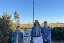 Georgia Kirkwood, Liam Cosier, Caitlin Spora, and Eliza Mudford.