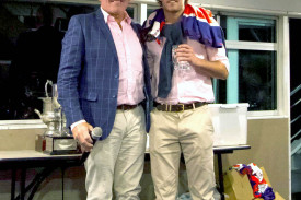 Coach Beveridge presented the Best Back Award to Jake Peart.