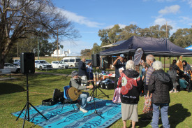 Live music was a crowd favourite.