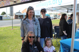 Sally Carr, Candice and Danielle Gregory, and Marlyn.