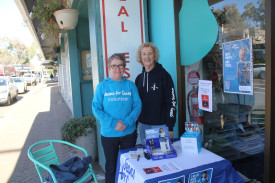Volunteer Maxine Elsom and Jenny Johnston. Photo by The Gilgandra Weekly: Nicholas Croker.