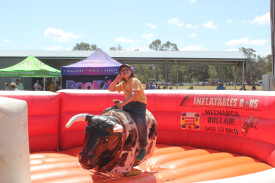 Many fun activities were enjoyed by children. Photos by: The Gilgandra Weekly: Nicholas Croker.
