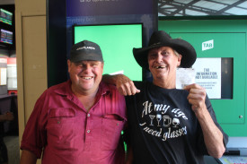 Nathan Whiteman and Wayne Ross at The Royal Hotel.