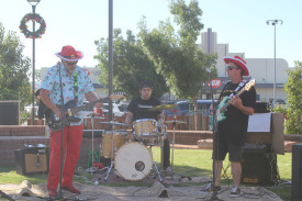 Live music was performed by local band ‘BADJ’ in the Gilgandra Community Plaza.