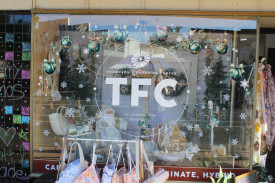 Thompson’s Flooring Center was winner of the 2024 Window Display Competition.