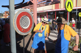 Also on the agenda for Gilgandra Lion’s Club was their chocolate raffle prize wheel.