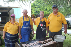 Lions members Tammy Penna, Terry Cotter, Rod Howchin, and Brenton Penna.