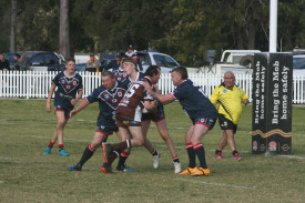 Reggie Stephen Diggs getting held up by Cobar.