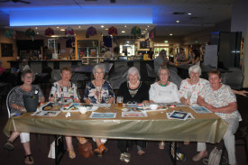 Irene Whalan, Kay L’Homme, Gwenderlyn Horwood, Susie Green, Bev Rogers, Margo Piggott, and Judy Palmer.