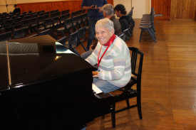 Janet Cheal provided some musical notes across both nights of the festival.