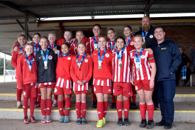 Heidi Colwell and Isabelle Peart part of the winning team of the Western Youth League.