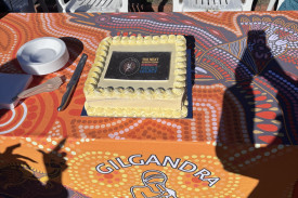The cake featured the 2025 NAIDOC Week theme and logo.