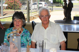 Visitors from Eumungerie, Marion and John McKenzie.