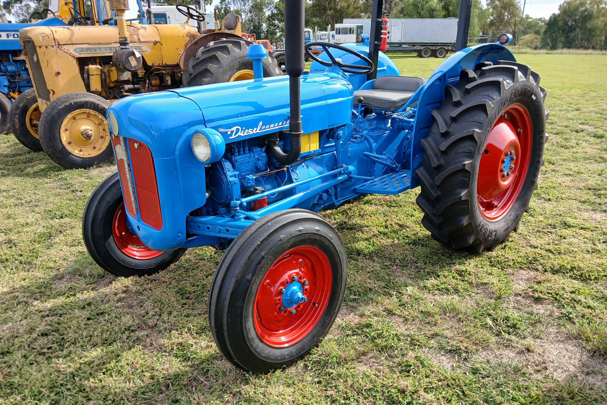 Trophy for Best Restored Tractor, went to Phillip Morris of Wellington, for this Fordson Dexta. Photo supplied by Alan Smith.