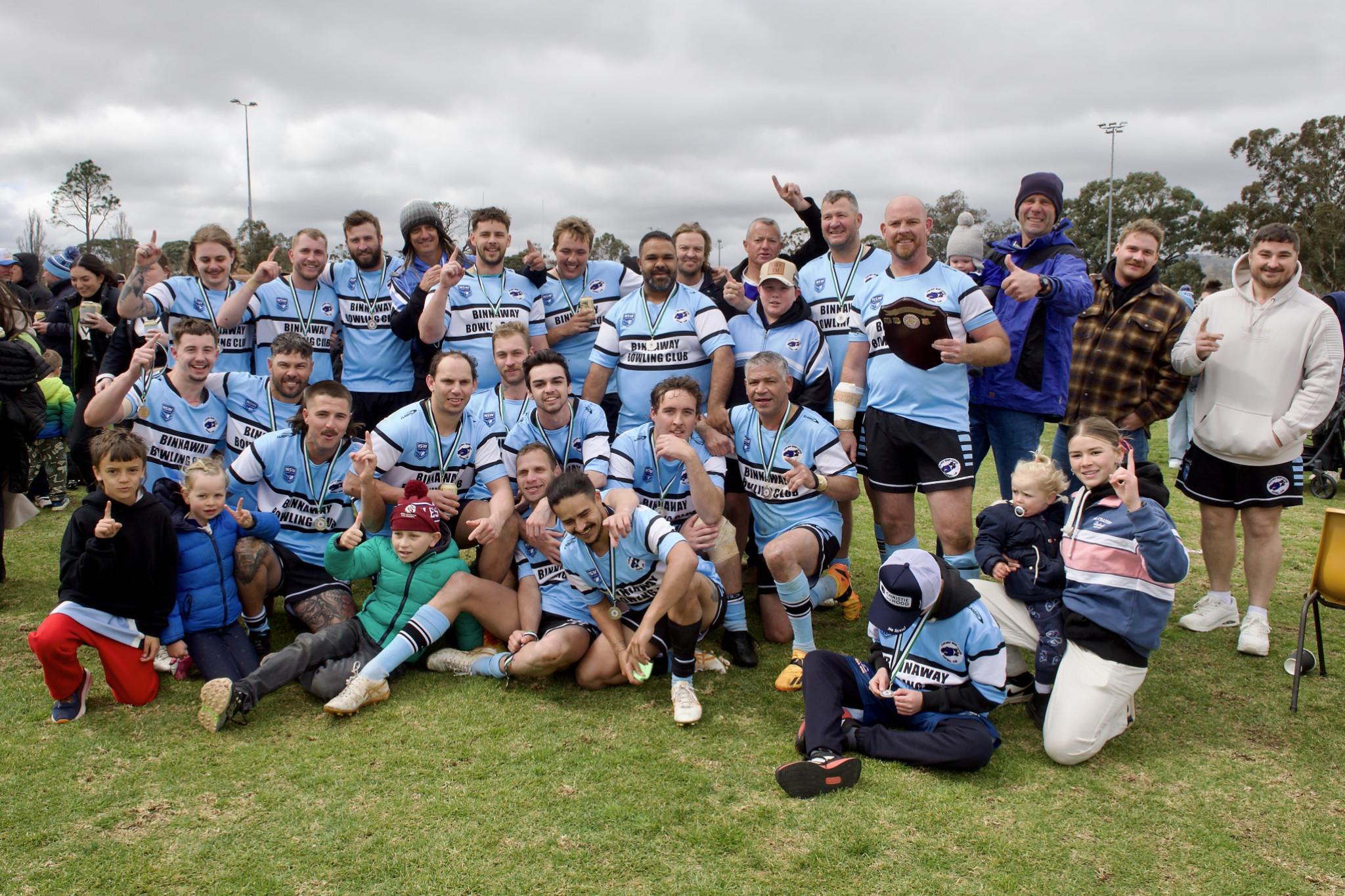 The Binnaway Bombshells were victors in the Castlereagh League men’s reserve grade grand final, defeating Baradine Magpies 18-6. Photos by Peter Sherwood Photography and Framing.