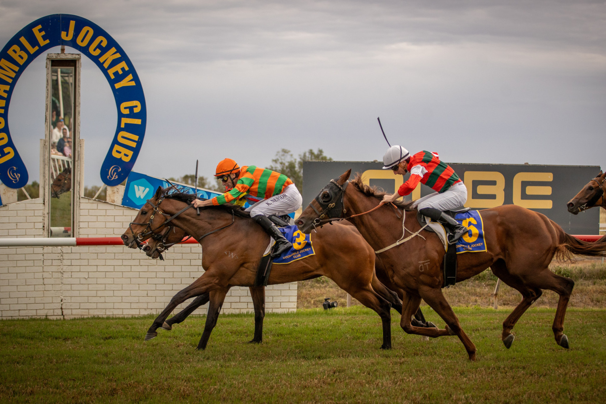 Kody Nestor added the $75,000 Qube Agri-Coonamble Gold Cup (1600 metres) to his wins list on Sunday, October 12 with Justadeel, trained by Ben, Will and JD Hayes. hoto by www.racingphotography.com.au