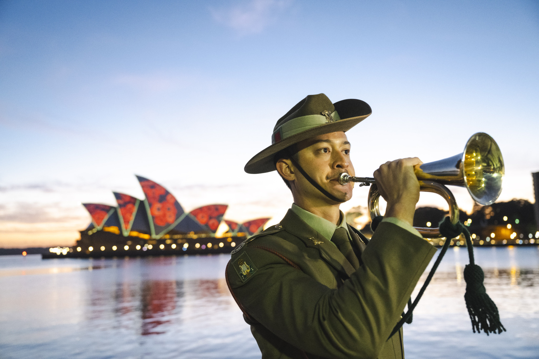 2025 Sydney Remembrance Day Sunrise Service. Photo by: NSW Government.