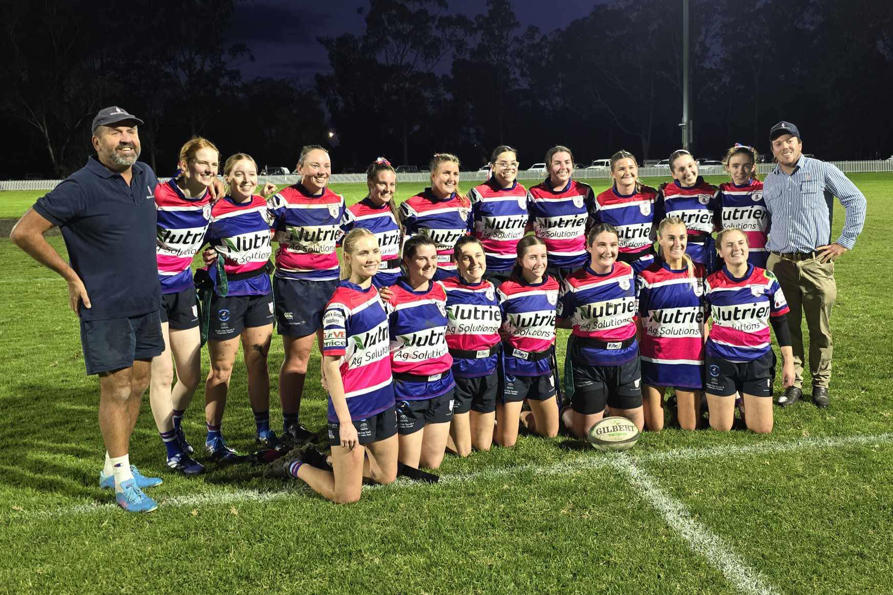 The Flamin’ Galahs had a historic 12-5 win against Walgett Ewes at McGrane Oval on Saturday, May 11. It was the Galahs’ first win against the Ewes, and the Ewes’ first-ever loss, according to this report. Photo by Gulargambone Rugby Union Club.