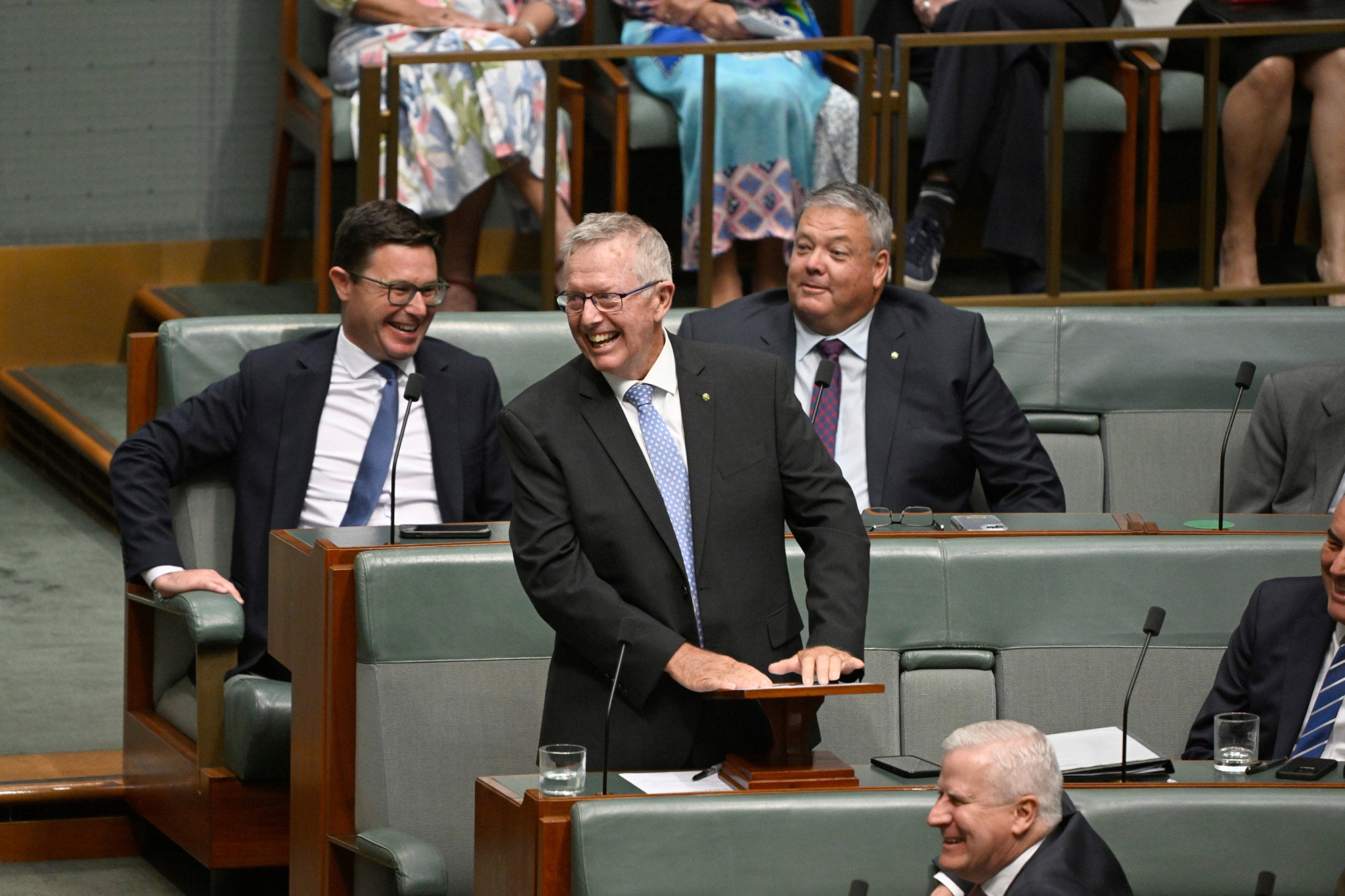 Federal Member for Parkes Mark Coulton delivering his valedictory speech to the House of Representatives. Photo by Parkes Electorate.