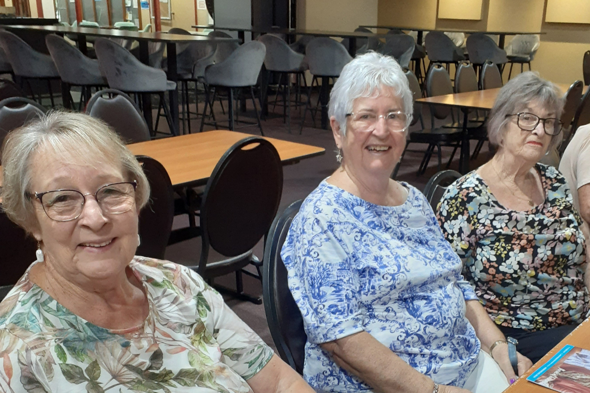 Bev Rogers, Edie Wlodarczyk, and Irene Whalan attended the DANS’ information session. Photos supplied.