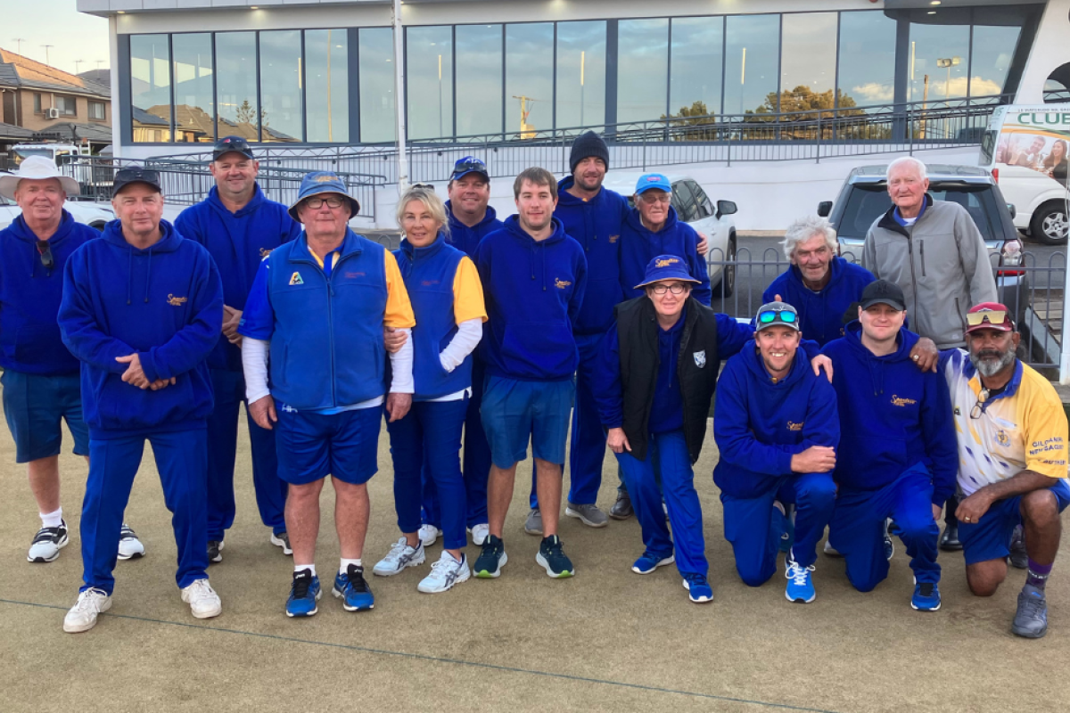 Gil Sporties bowlers at recent state finals.