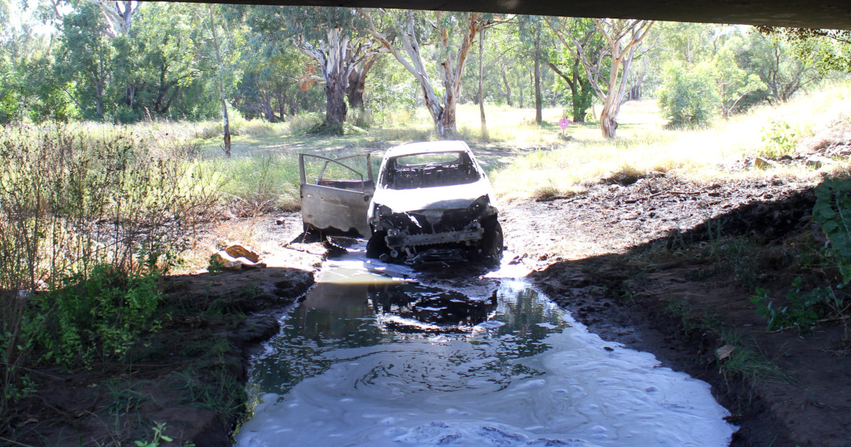 Car fire under bridge last week | The Gilgandra Weekly | Local News ...