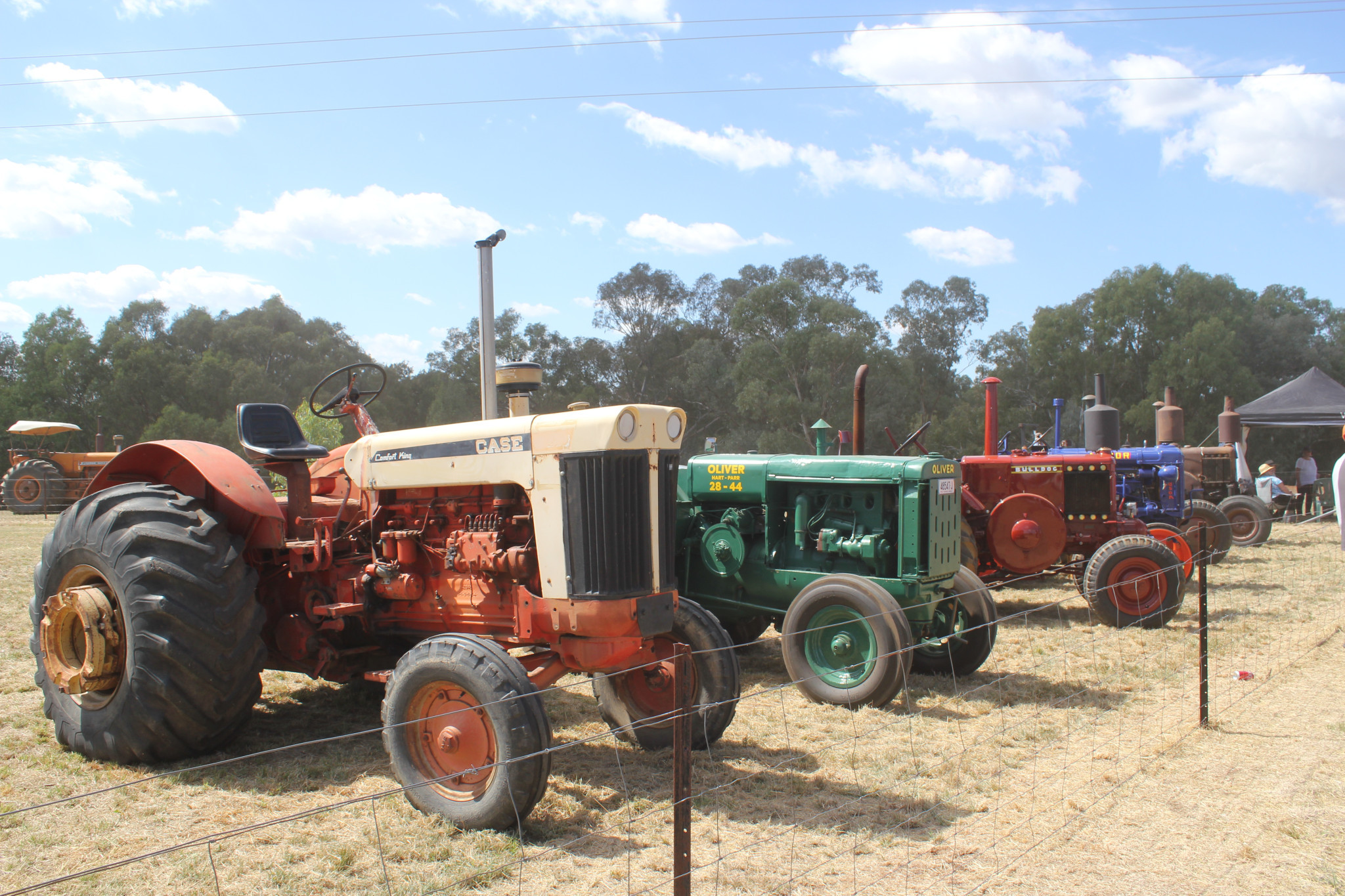 A vast selection of tractors were on display throughout the day - some refurbished and some in their more original state.