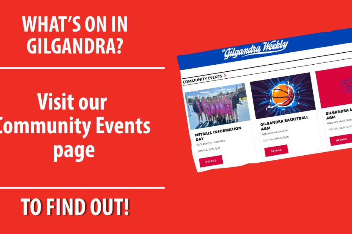 Want to know what's on in Gilgandra? - feature photo