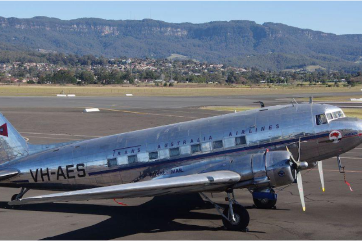 An example of a Douglas DC-3, one of Tooraweenah’s Butler Air Transport aircraft that serviced a large area of NSW and beyond. Photo provided by the Arthur Butler Aviation Museum.