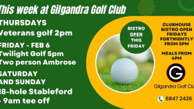 Gilgandra Golf Club News - February 1, 2026