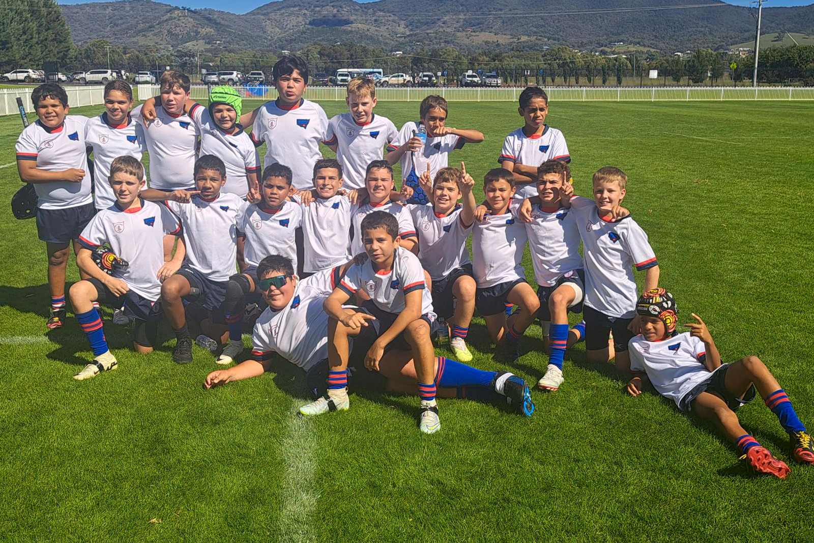 Gulargambone’s junior rugby union team travelled to Mudgee, to play Mudgee and Wellington recently. Photo contributed.