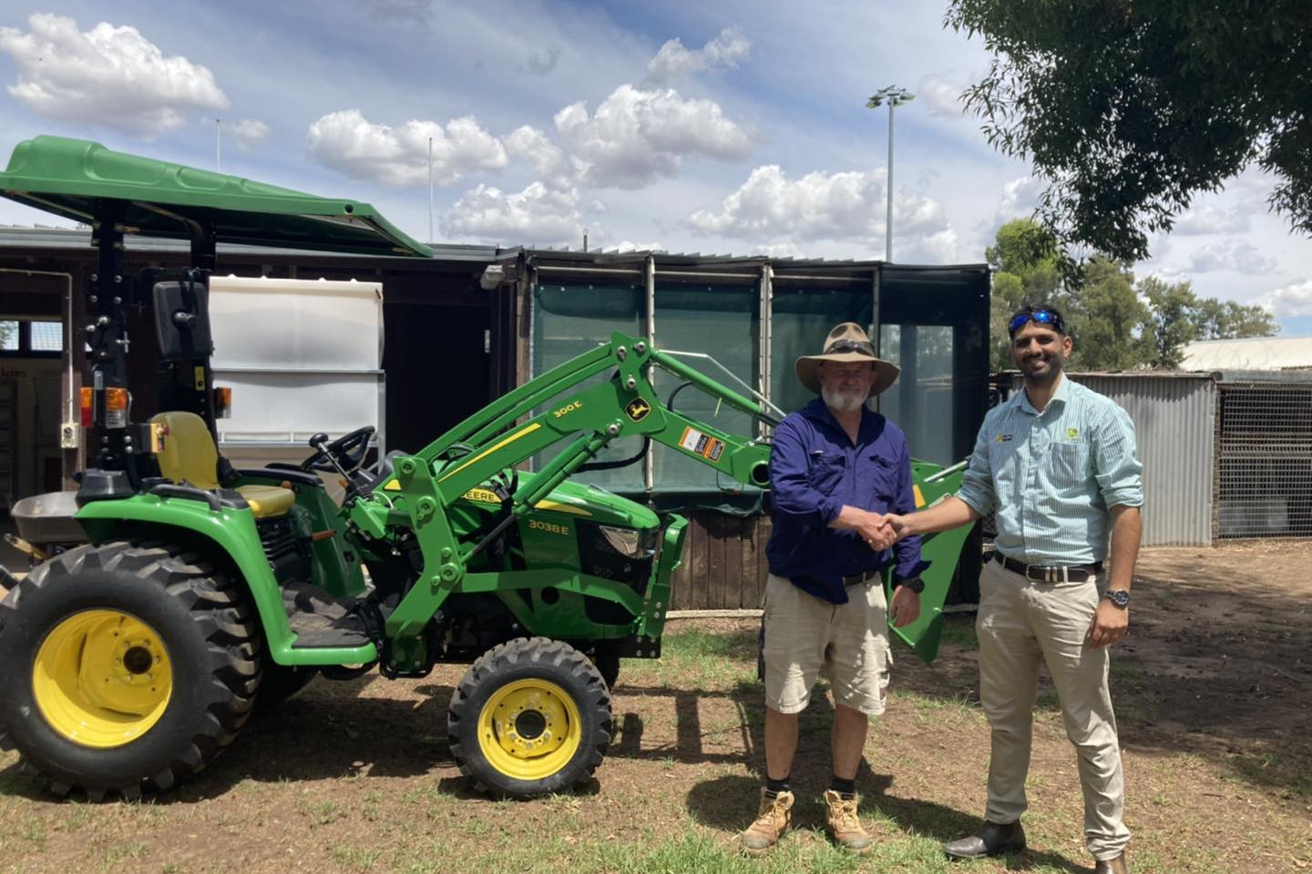 Gilgandra High School is excited to have received the new tractor and equipment. Photo supplied.