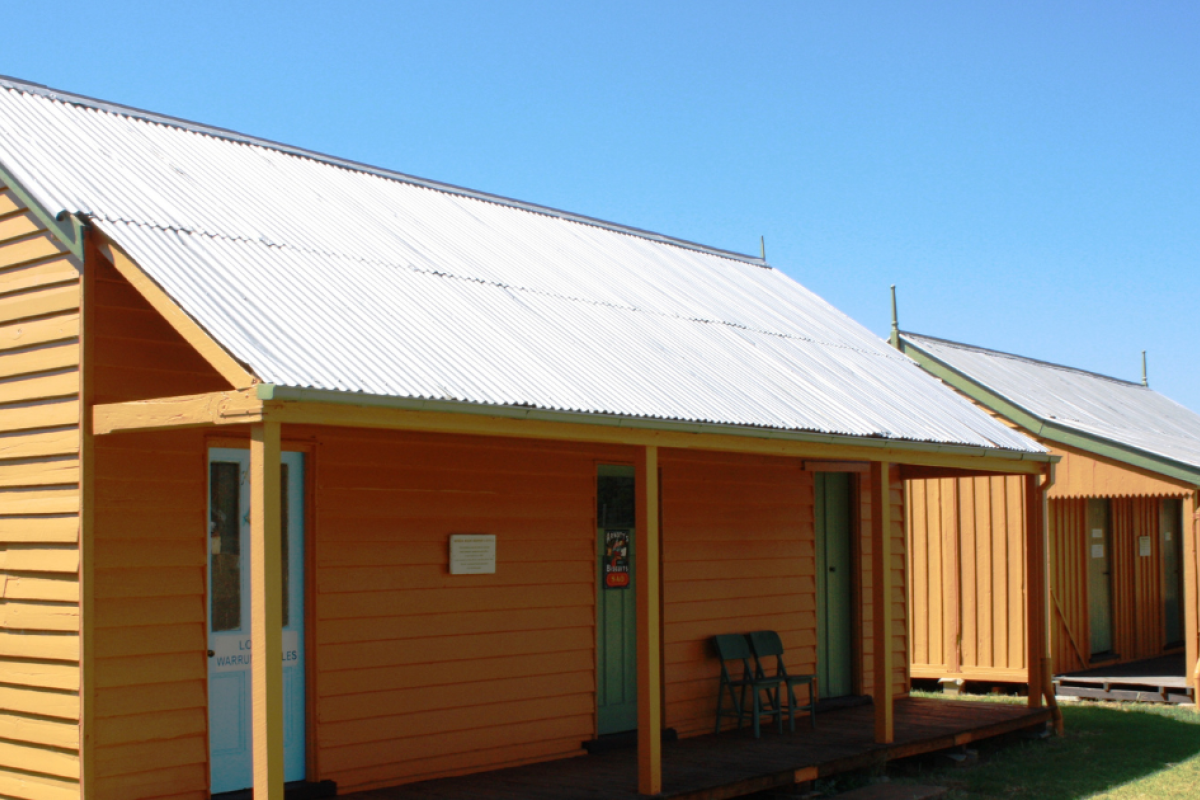 Front view of newly repainted Berida building. Photos courtesy of the Gilgandra Historical Society.