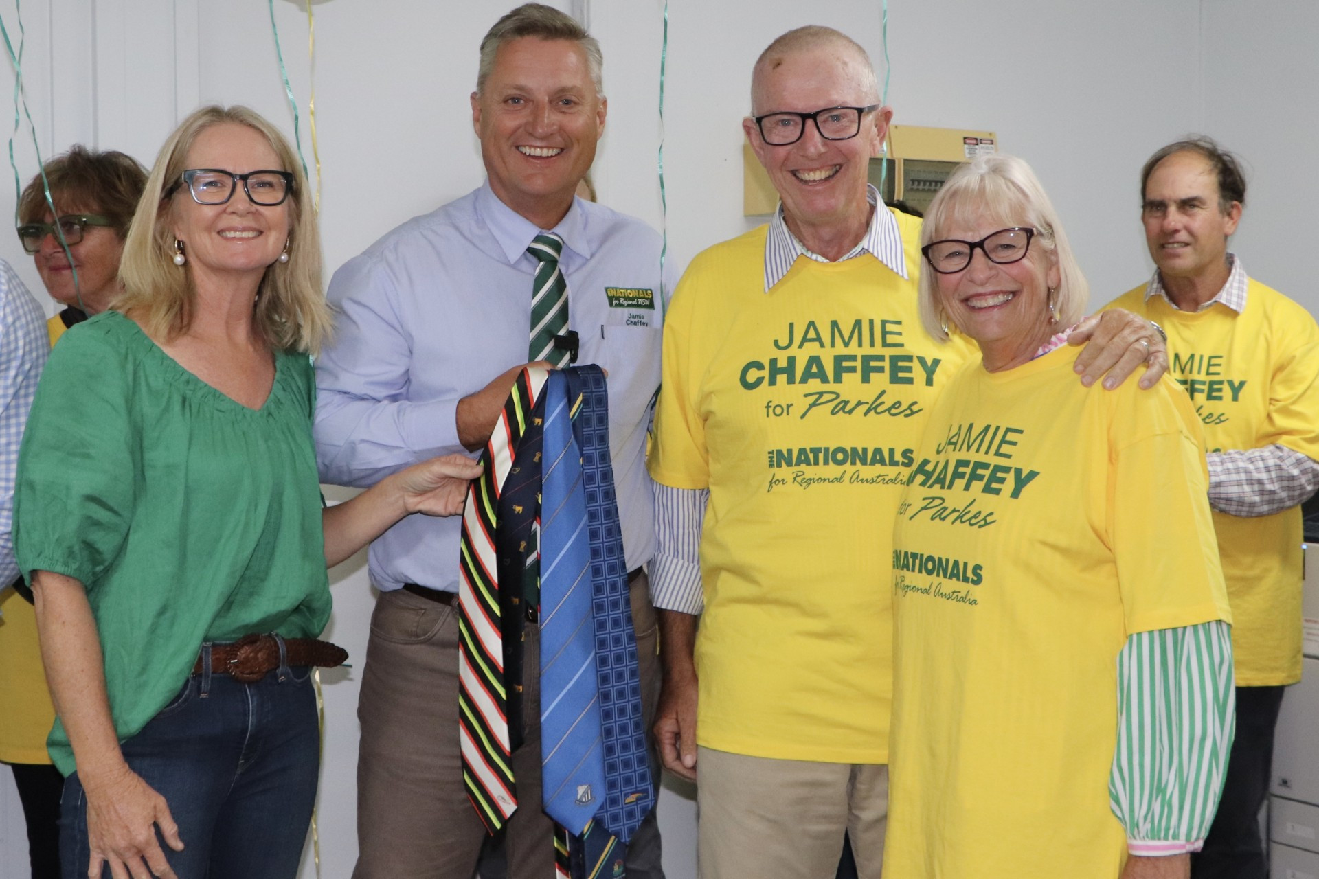 Judy and Jamie Chaffey with Mark and Robyn Coulton. Photo supplied.