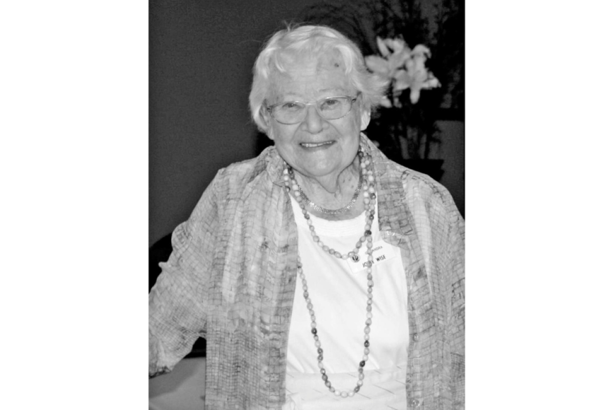 The late Joyce Wise BEM. Photo supplied.