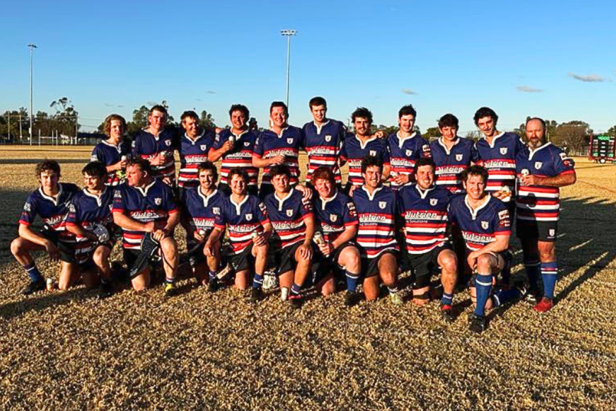 Gulargambone has broken through for its first win of the 2025 Western Plains men’s season with a 19-10 success against Coonamble. Photo supplied.
