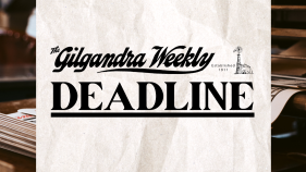 Newspaper deadline for this week
